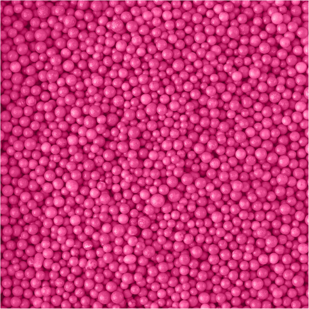 AC Food Crafting Bulk Polished Nonpareil Sprinkles 25lbs-Bright Pink